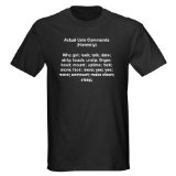 Unix Commands Linux Dark T-Shirt by CafePress