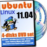 Ubuntu 11.04, 4-Disks DVD Installation and Reference Set, Ed.2011