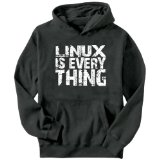 Linux Is Everything Hobbies Mens Hoodie (Dark Silver, Sizes X-Small – XXX-Large)