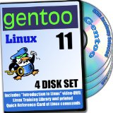 Gentoo 11 Linux, 4-disks DVD Installation and Reference Set, Ed.2011