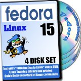 Fedora 15 Linux, 4-disks DVD Installation and Reference Set, Ed.2011